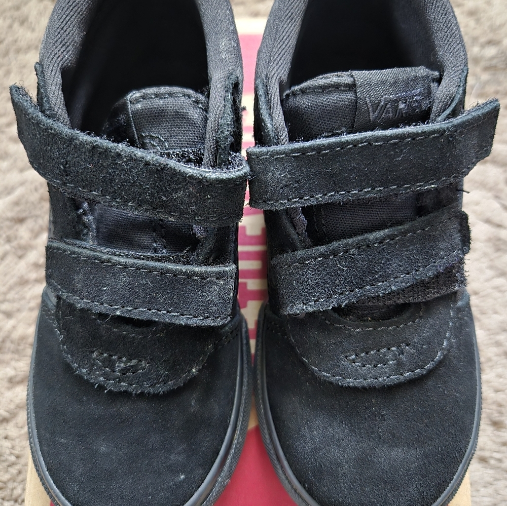 Vans WARDVMD, (Suede/Canvas) Black, 9M Toddler Girl sneakers